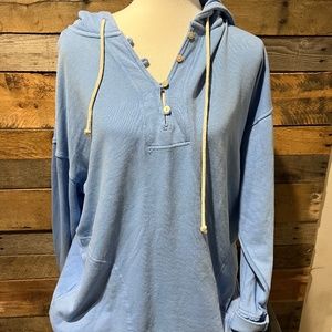 Aeire - Oversized button up hoodie